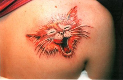 Фото, значение в магии татуировки " Кот. Кошка. Котенок. " X_46b7f09c